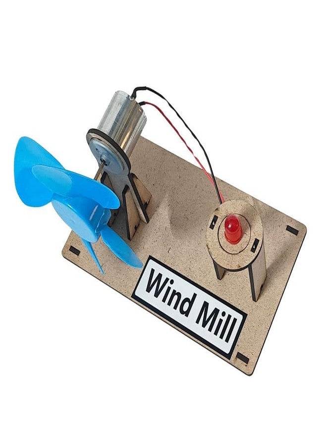 ESPtronics طاحونة هوائية جاهزة من إي إس بترونيكس، نموذج عملي لتجربة علمية، مشروع فيزيائي، مجموعة ألعاب مروحة للأطفال في المدارس - Image 4